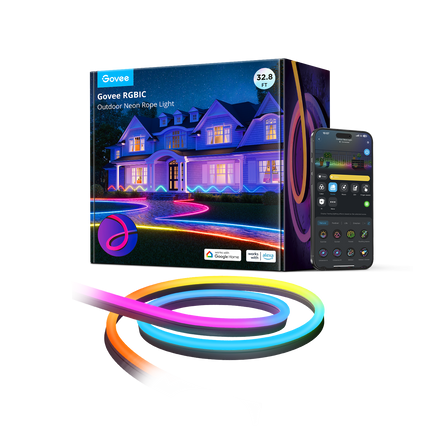 Govee RGBIC Outdoor Neon Rope Light (10m)
