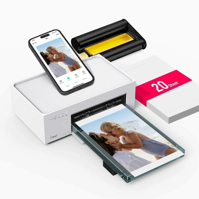Liene Amber M100 4*6'' Photo Printer (20 + 1) -w/ BAT